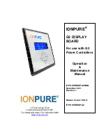 Предварительный просмотр 1 страницы Evoqua IONPURE IP-POWERDSP-G2 Operation & Maintenance Manual