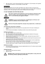 Предварительный просмотр 7 страницы evosanitary 15WG15-15 Manual