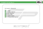 Preview for 2 page of Evotech PRN006010 Installation Instructions Manual