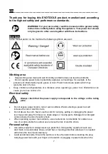 Предварительный просмотр 7 страницы Evotools Plus CS1400 User Manual