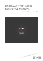 EVS DYVI Hardware Technical Reference Manual preview