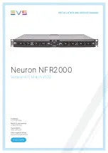 EVS Neuron NFR2000 Installation And Service Manual preview