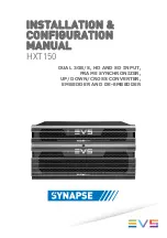 Preview for 1 page of EVS Synapse HXT150 Installation & Configuration Manual