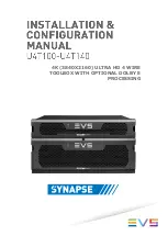 Предварительный просмотр 1 страницы EVS Synapse U4T100 Installation & Configuration Manual