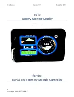 Предварительный просмотр 1 страницы EVTV Battery Monitor Display User Manual