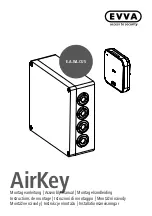 Preview for 1 page of EVVA AirKey E.A.WL.CUS Assembly Manual