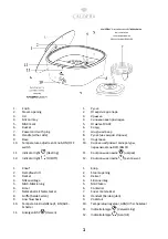 Предварительный просмотр 2 страницы EWA Asia Caldera Hot Stone Heater Instructions For Use Manual