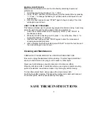 Preview for 8 page of Ewave EWFS2SD3 Instruction Manual