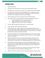 Preview for 10 page of Ewave EWGC12W3 Instruction Manual