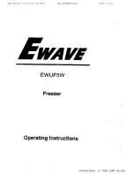 Предварительный просмотр 1 страницы Ewave EWUF5W Operating Instructions Manual