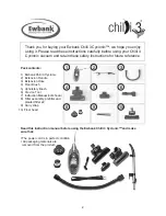 Предварительный просмотр 2 страницы Ewbank Chilli-3 HSVC3 Care And Use Instructions Manual