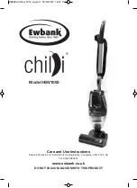 Предварительный просмотр 1 страницы Ewbank Chilli HSV1000 Care And Use Instructions Manual