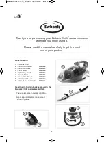 Предварительный просмотр 2 страницы Ewbank Chilli HSV1000 Care And Use Instructions Manual