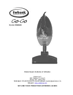 Предварительный просмотр 16 страницы Ewbank Go-Go HMV600 Care And Use Instructions Manual