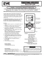 EWC Controls EWT-3900 Ultra-Zone Technical Bulletin preview