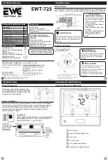 EWC Controls EWT-725 Installation Manual preview