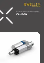 Preview for 1 page of Ewellix CAHB-10 Installation, Operation And Maintenance Manual