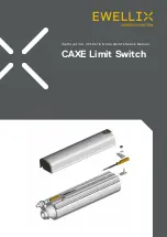 Ewellix CAXE Limit Switch Installation, Operation And Maintenance Manual предпросмотр