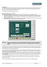 Preview for 24 page of EWIKON HPS-C-TS Operating Manual