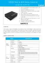 Preview for 1 page of Ewind EW-810SFP-GE Quick Start Manual