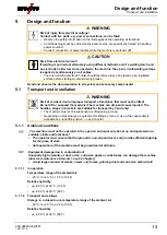 Preview for 13 page of EWM Drive 4 Basic S D200 Operating Instructions Manual