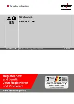 EWM drive 4X IC D EX Operating Instructions Manual preview