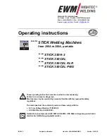 Preview for 1 page of EWM inverter STICK 250 H-2 Operating Instructions Manual