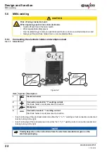 Предварительный просмотр 22 страницы EWM inverter STICK 350 CEL KLR Operating Instructions Manual