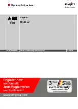 EWM M1.83-A-1 Operating Instructions Manual предпросмотр