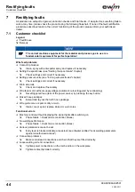 Предварительный просмотр 44 страницы EWM MIRA 151 Operating Instructions Manual