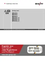 Preview for 1 page of EWM MT221 Operating Instructions Manual