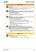 Preview for 9 page of EWM Phoenix 351 Expert puls FDW Operating Instructions Manual