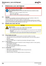 Preview for 94 page of EWM Phoenix 351 Expert puls FDW Operating Instructions Manual