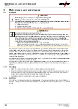 Предварительный просмотр 32 страницы EWM Pico 160 cel puls Operating Instructions Manual