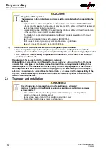 Preview for 10 page of EWM Picomig 180 Synergic TKG Operating Instructions Manual