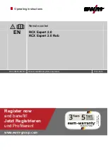 EWM RCX Expert 2.0 Operating Instructions Manual preview