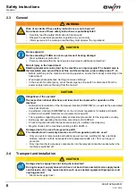 Предварительный просмотр 6 страницы EWM TR-0102 Operating Instructions Manual