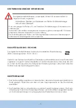 Предварительный просмотр 3 страницы ewo euroair digital 152 Operating Instructions Manual