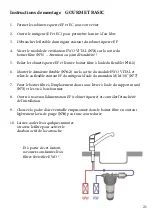 Предварительный просмотр 21 страницы ewo GOURMET BASIC Installation Manual