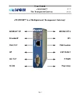 eWON eWON500 User Manual preview