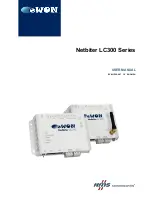 eWON Netbiter LC300 Series User Manual preview