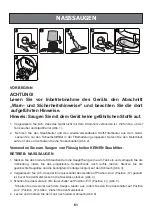 Preview for 61 page of EWT CS 2 Operator'S Manual