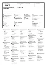 Предварительный просмотр 124 страницы EWT MaxiHC B/W Installation And Operating Instructions Manual