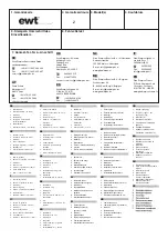 Preview for 24 page of EWT OPTIFLAME JAZZ JAZ20 Instructions Manual