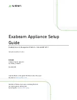 Предварительный просмотр 1 страницы exabeam EX2003 Appliance Setup Manual