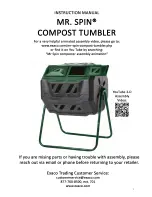 Предварительный просмотр 1 страницы Exaco MR. SPIN COMPOST TUMBLER Assembly, Care And Instructions Manual