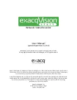 Exacq exacqVision Start User Manual preview