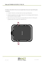 Preview for 11 page of Exact solutions FRAME-EVO-P20 Manual