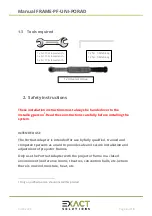 Предварительный просмотр 5 страницы Exact solutions FRAME-PF-UNI-PORAD Manual