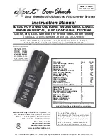 eXact Eco-Check Instruction Manual preview